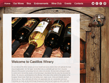 Tablet Screenshot of castilloshillsideshirewinery.com